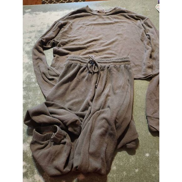 Reformation jeans grey Sweatshirt and sweatpants sz XXS - Picture 1 of 7